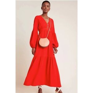 Anthropologie Amadi Alisha Tiered Maxi Dress
